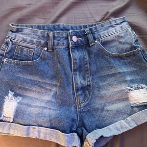 SHEIN jean shorts